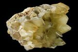 Dogtooth Calcite Crystal Cluster with Phantoms - Morocco #159523-2